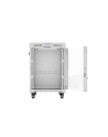 LANBERG free standing rack 19inch cabinet 15U 600x800 glass door LCD flat pack Kolor: CZARNY - nr 16