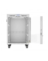 LANBERG free standing rack 19inch cabinet 15U 600x800 glass door LCD flat pack Kolor: CZARNY - nr 8