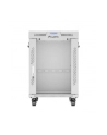 LANBERG free standing rack 19inch cabinet 15U 600x800 glass door LCD flat pack Kolor: CZARNY - nr 9
