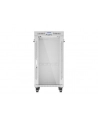 LANBERG szafa Rack stojąca 19/22U 600x800 szara drzwi szklane LCD flat pack V2 - nr 15