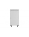 LANBERG szafa Rack stojąca 19/22U 600x800 szara drzwi szklane LCD flat pack V2 - nr 18