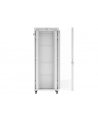 LANBERG szafa stojąca 19/42U 800x1000 drzwi szklane LCD flat pack szara V2 - nr 16