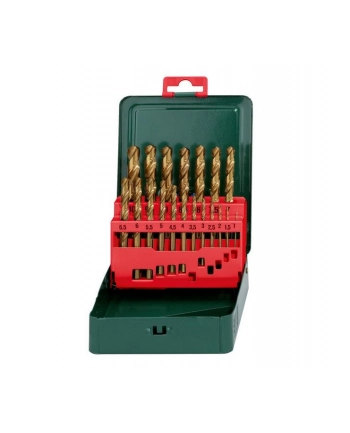metabo ZESTAW WIERTEŁ DO METALU HSS-TIN 19elem 1 - 10mm