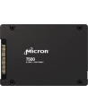 Dysk SSD Micron 7500 PRO 192TB U3 (15mm) NVMe Gen4 MTFDKCC1T9TGP-1BK1DABYYR (DWPD 1) TCG - nr 7