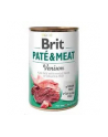 BRIT PATÉ 'amp; MEAT z dziczyzną - mokra karma dla psa - puszka - 400 g - nr 1