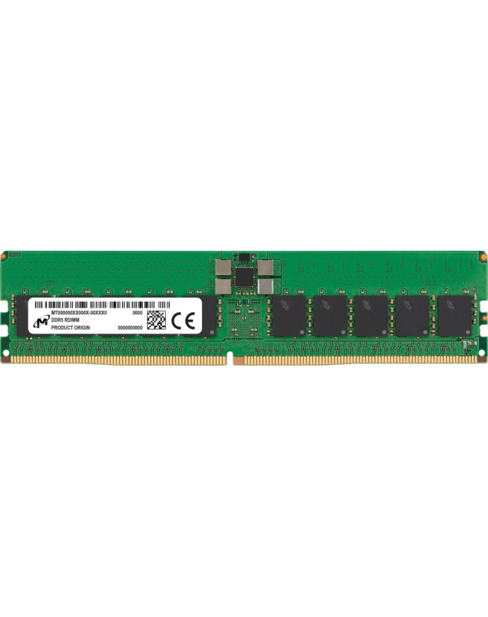 Micron RDIMM 32GB DDR5 2Rx8 5600MHz PC5-44800 ECC REGISTERED MTC20F2085S1RC56BR główny