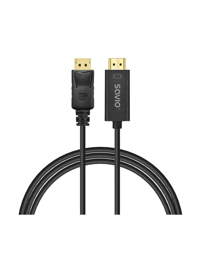 savio Kabel  Display Port do HDMI 1,5m, CL-183 główny