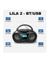 eltra Radioodtwarzacz CD LILA2 USB/BT różowy - nr 2