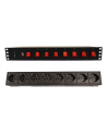 techly Listwa Rack 19 15U, 8x gniazdo UNEL tył, 8x wyłącznik przód - nr 14