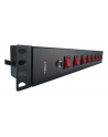 techly Listwa Rack 19 15U, 8x gniazdo UNEL tył, 8x wyłącznik przód - nr 19