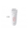 Braun Silk-épil 5 5-000 biało-różowy Głowica:pęset | Liczba prędkości:| Rodzaj zasilania: Akumulatorowe | Dodatkowe funkcje:| Kolor: - nr 2