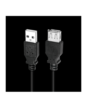 LogiLink USB 5.0m czarny przedłużacz LogiLink USB 2.0 5.0m M/F czarny