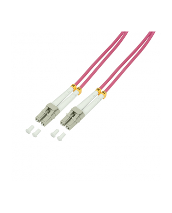 LogiLink światłowód OM4 LC-LC 0.5m fioletowy światłowód LogiLink duplex OM4, 50/125µ, LC-LC, 0.5m fioletowy nr 1