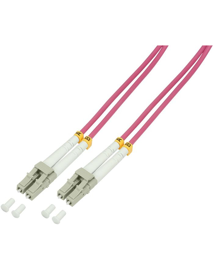 LogiLink światłowód OM4 LC-LC 2.0m fioletowy światłowód LogiLink duplex OM4, 50/125µ, LC-LC, 2.0m fioletowy główny