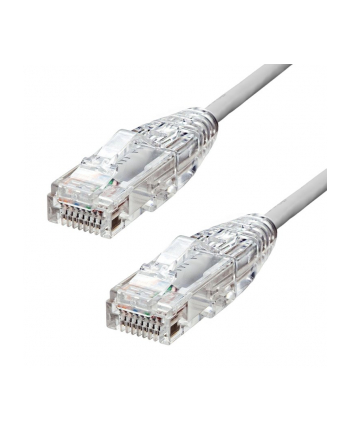 ProXtend Ultra Slim CAT6A U/UTP CU LSZH Ethernet Cable Grey 25cm