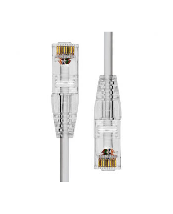 ProXtend Ultra Slim CAT6A U/UTP CU LSZH Ethernet Cable Grey 25cm