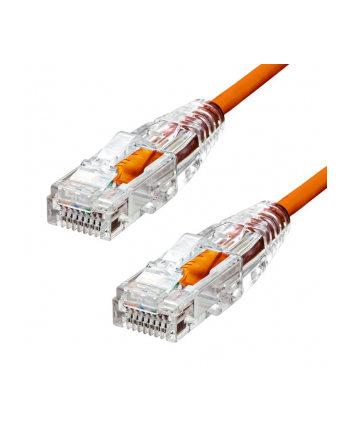 ProXtend Ultra Slim CAT6 U/UTP CU LSZH Ethernet Cable Orange 50cm