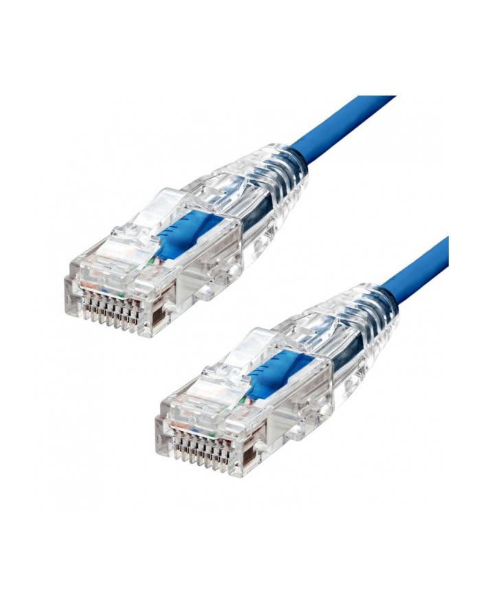 ProXtend Ultra Slim CAT6 U/UTP CU LSZH Ethernet Cable Blue 75cm główny