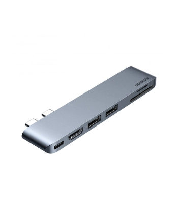 Ugreen Adapter 6 W 1 Cm380 Hub Usb-C Dla Macbook Air   Pro
