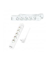 LogiLink 5 gniazd 1.5m biała Listwa zasilająca 5 gniazd CEE 7/3, 2x USB, 1.5m biała - nr 7