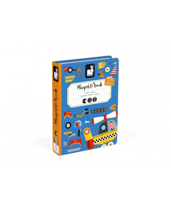 Janod Magnetyczna Układanka Pojazdy Magnetibook J02715
