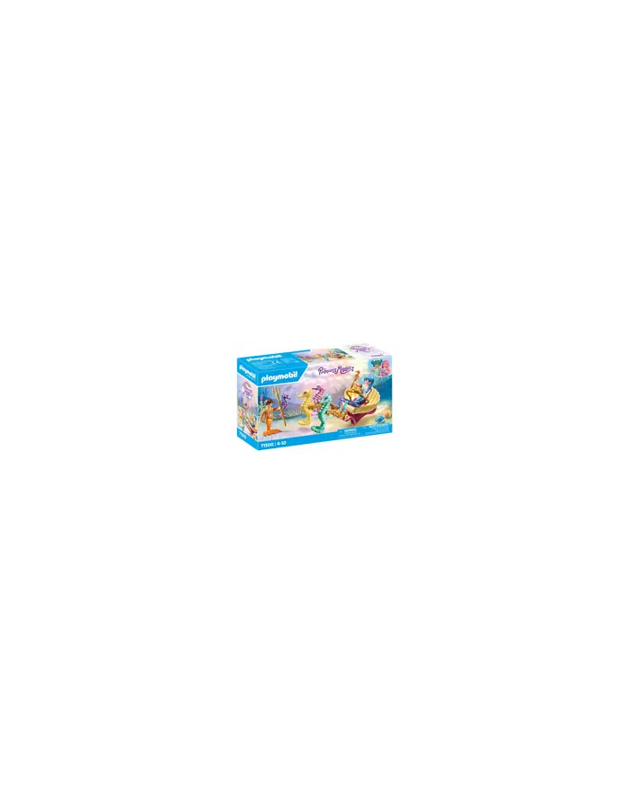 Playmobil Princess Magic 71500 Podwodni Mieszkańcy Z Powozem Koników Morskich główny