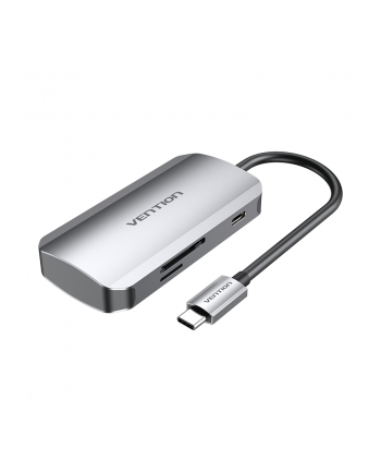 Vention Stacja Dokująca Usb C Na 3X Usb3.0 Sd Tf Pd 0 15M Tnhhb (56682)