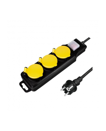 LogiLink 3 gniazda IP44 1.5m Listwa zasilająca 3 gniazda CEE 7/3 zewnętrzna IP44 1.5m