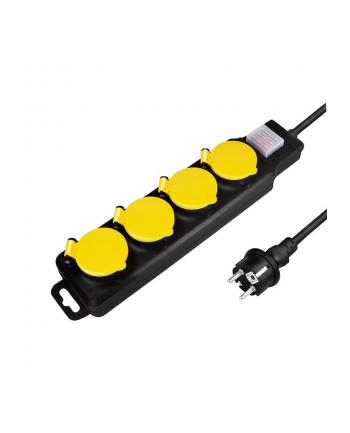 LogiLink 4 gniazda IP44 1.5m Listwa zasilająca 4 gniazda CEE 7/3 zewnętrzna IP44 1.5m