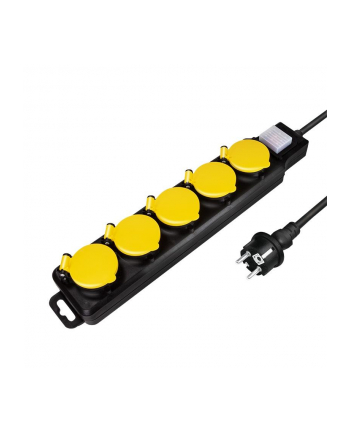 LogiLink 5 gniazd IP44 1.5m Listwa zasilająca 5 gniazd CEE 7/3 zewnętrzna IP44 1.5m
