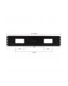 Techly Organizer kabli 2U do szaf rack 19 z pokrywą, czarny (ICASECABLEFR2) - nr 14