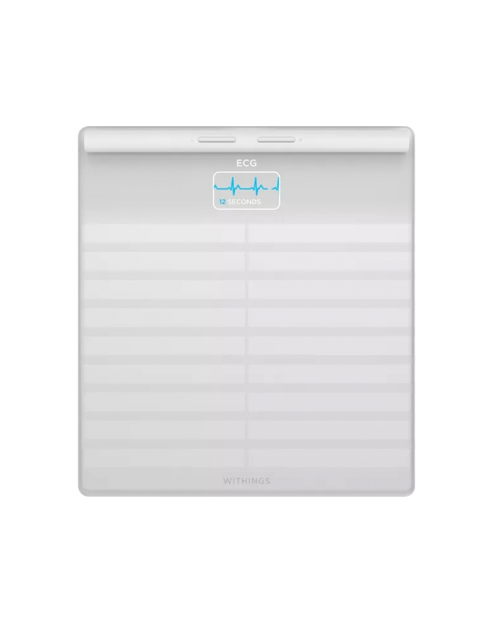 Withings Body Scan zaawansowana waga 6-kanałowe EKG, tętno, analiza składu masy ciała biała główny
