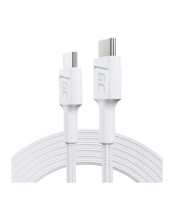 Green Cell Kabel Biały Typ Usb C 2M