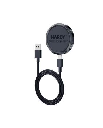 3mk Hardy Wireless Charger 2in1 15W czarna