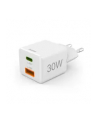 Hama ładowarka mini 30W PD/QC 1x USB-C, 1x USB-A biała ładowarka sieciowa | USB-C/USB-A | Power Delivery/Quick Charge | 30W | biała - nr 30