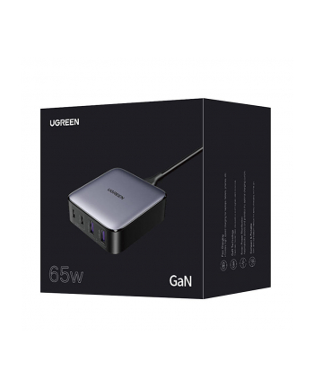 Ugreen CD327 Nexode, 2x USB-C, 2x USB-A, GaN, 65W szary ładowarka sieciowa nr 2