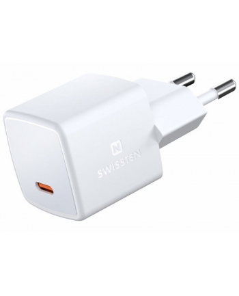 Swissten GaN USB-C 33W biała Ładowarka sieciowa Swissten GuN 33W USB-C