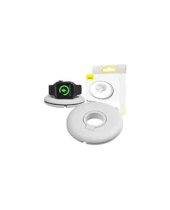 Baseus Planet organizer/uchwyt na ładowarkę do AppleWatch (biały)