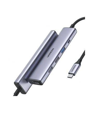 Ugreen CM478 USB-C do HDMI, USB-A 3.0, 2x USB-A 2.0, PD