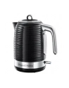Russell Hobbs 24361-70 Inspire Black Moc [W]: 2400 | Pojemność [l]: 1,7 | Ukryty element grzejny: tak | Kolor: czarno-srebrny | Filtr: tak | Obczerwonyowa podstawa: tak - nr 1