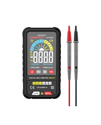Habotest Cyfrowy Multimetr Uniwersalny HT124A+ nr 1