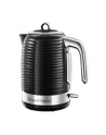 Russell Hobbs 24361-70 Inspire Black Moc [W]: 2400 | Pojemność [l]: 1,7 | Ukryty element grzejny: tak | Kolor: czarno-srebrny | Filtr: tak | Obczerwonyowa podstawa: tak - nr 1