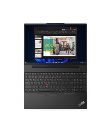 lenovo Laptop ThinkPad E16 G2 21M5001YPB W11Pro 7535HS/16GB/512GB/AMD Radeon/16.0 WUXGA/Black/1YR Premier Support + 3YRS OS + CO2 Offset