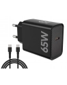 rebeltec Zasilacz PD65W USB-C uniwersalny do notebooków, smartfonów, tabletów, power banków oraz innych urządzeń z gniazdem zasilającym USB-C - nr 2