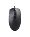A4Tech OP-720 czarna mysz przewodowa | optyczna | 1200 dpi | 2 przyciski | USB 2.0 | kabel 1,5m - nr 1