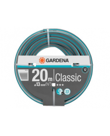 Gardena Classic 13mm (1/2'') 20m 18003-20 Średnica węża [mm]: 13 | Długość węża [m]: 20 | Max. ciśnienie [b]: 22 nr 1