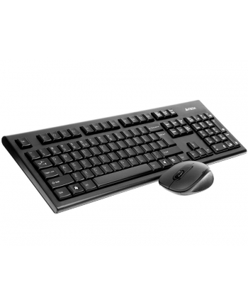 A4Tech 2.4G 7100N zestaw bezprzewodowy/ klawiatura qwerty + numeryczna / mysz V-Track / 800/120/2000 dpi/ 3 przyciski / USB 2.0 nr 1