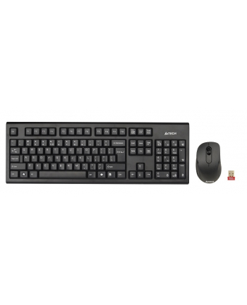 A4Tech 2.4G 7100N zestaw bezprzewodowy/ klawiatura qwerty + numeryczna / mysz V-Track / 800/120/2000 dpi/ 3 przyciski / USB 2.0 nr 2