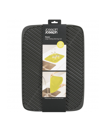 Joseph Joseph Flume L 85089 grafitowy Wymiary [cm]: 31.4 x 43.4 x 0.9| Materiał: guma | Kolor: grafitowy | Mycie w zmywarce: nie