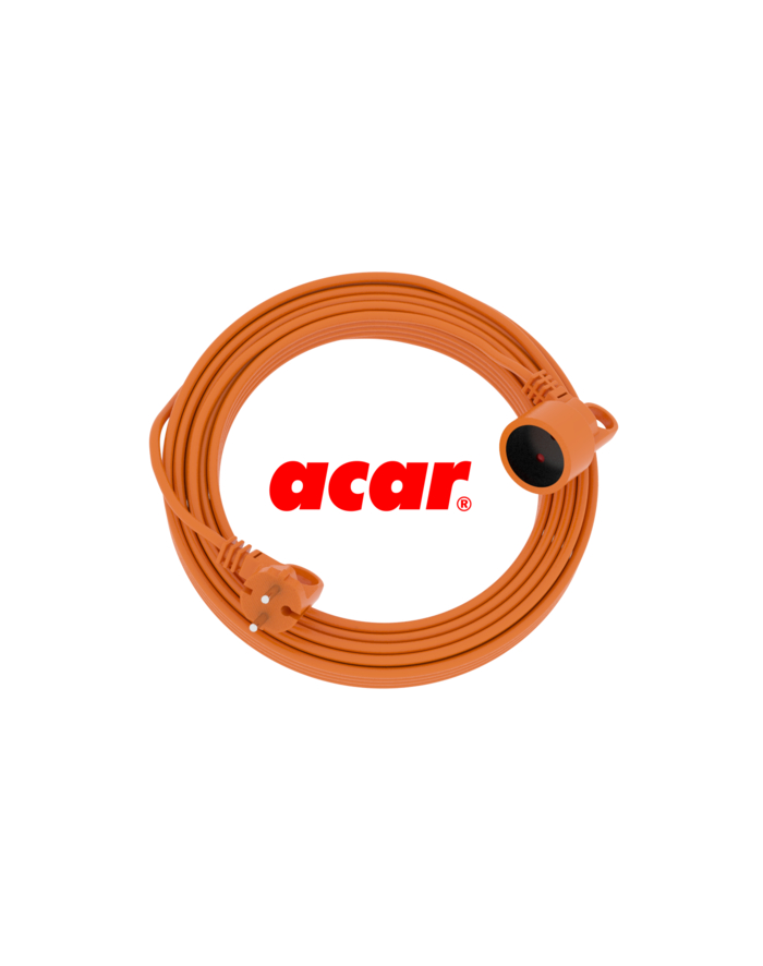 Acar PS-2P 2x1 15.0m Przedłużacz ogrodowy Acar PS-2P 2x1 15.0m bez styku ochronnego pomarańczowy H05VV VD-E główny